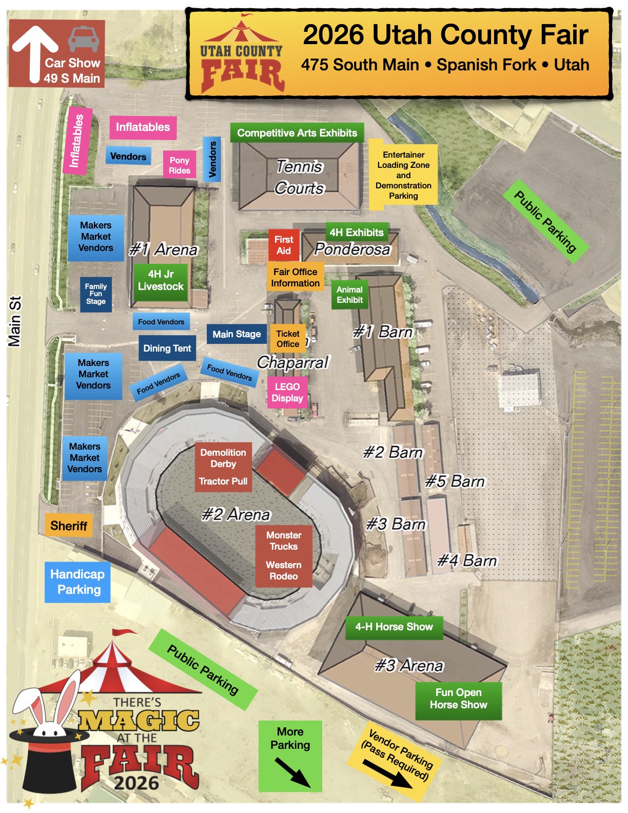 Utah County Fairgrounds Map